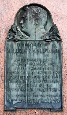 Charles Galloway Marker. Click for full size. Charles Galloway Marker image. Click for full size.
