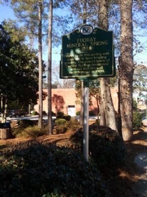 Area Around the Fuquay Mineral Spring Marker image. Click for full size.