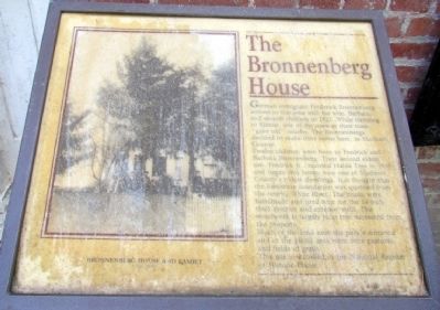 The Bronnenberg House Marker image. Click for full size.