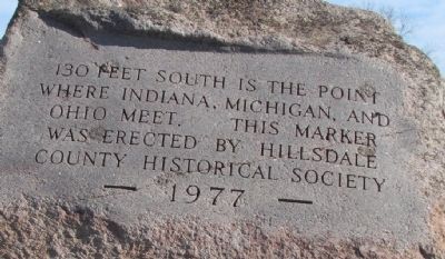 130 Feet South Marker image. Click for full size.