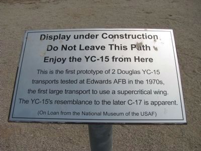 Sign at Display image. Click for full size.