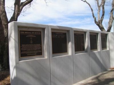 The Five Medal of Honor Plaques image. Click for full size.