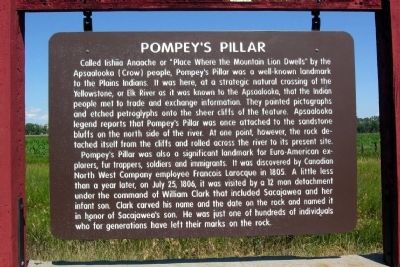 Pompey's Pillar Marker image. Click for full size.