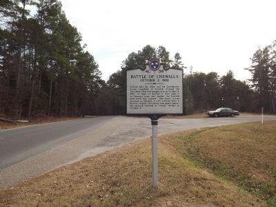 Battle Of Chewalla Marker image. Click for full size.