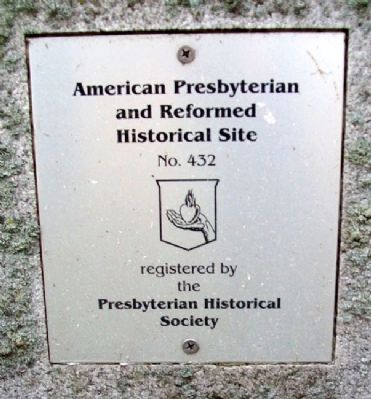 Presbyterian Historical Society Marker. Click for full size. Presbyterian Historical Society Marker image. Click for full size.