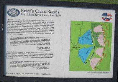 First Main Battle Line Overview Marker. Click for full size. First Main Battle Line Overview Marker image. Click for full size.