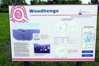 Woodhenge Marker in 2010 image. Click for full size.