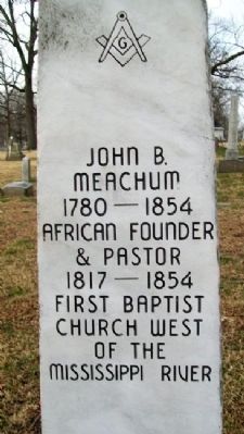 John B. Meachum Marker image. Click for full size.