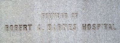Robert A. Barnes Marker. Click for full size. Robert A. Barnes Marker image. Click for full size.