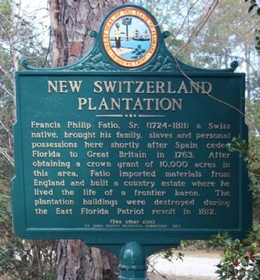 New Switzerland Plantation Marker image. Click for full size.