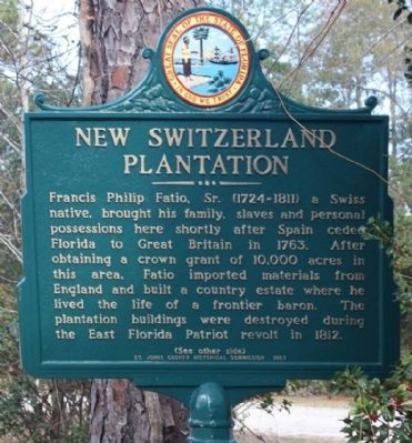 New Switzerland Plantation Marker. Click for full size. New Switzerland Plantation Marker image. Click for full size.