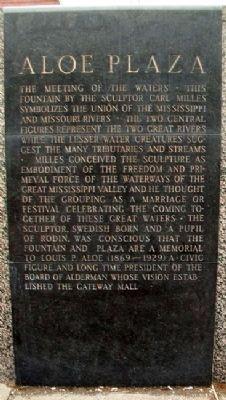 Aloe Plaza Marker image. Click for full size.