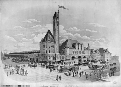 Grand Union Station, St. Louis, Mo. image. Click for full size.