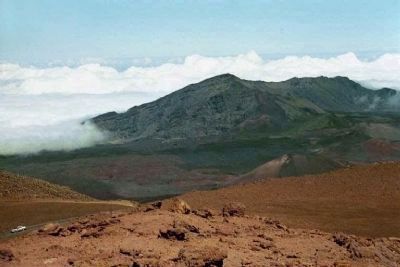 Haleakala National Park, the uninhabited regions above the clouds, as mentioned image. Click for full size.