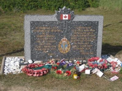 Royal Canadian Navy Memorial Marker. Click for full size. Royal Canadian Navy Memorial Marker image. Click for full size.