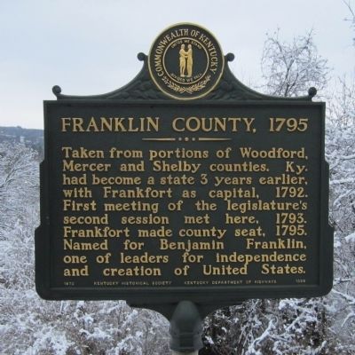 Franklin County, 1795 Marker image. Click for full size.