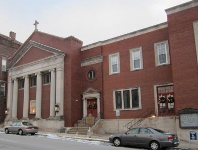 First Christian Church Marker image. Click for full size.