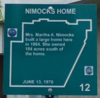 Nimocks Home Marker image. Click for full size.
