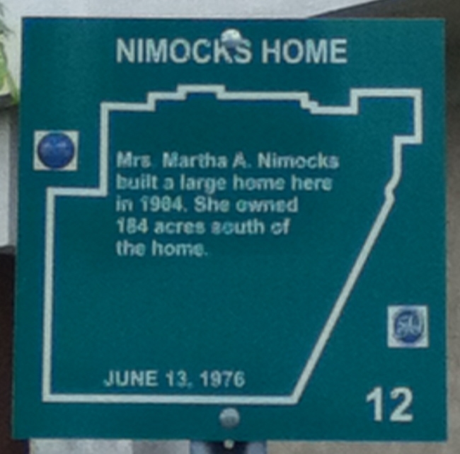 Nimocks Home Marker