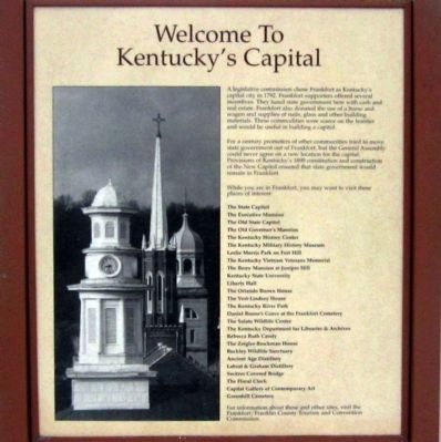Welcome to Kentucky's Capital Panel. Click for full size. Welcome to Kentucky's Capital Panel image. Click for full size.