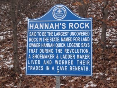 Hannah's Rock Marker image. Click for full size.