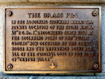 The Brass Pin Marker image. Click for full size.