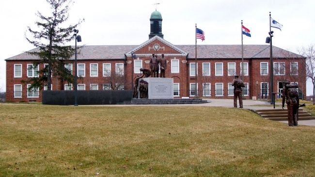 Soldiers' Memorial Plaza at Lincoln University image. Click for full size.