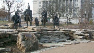 Corps of Discovery Monument. Click for full size. Corps of Discovery Monument image. Click for full size.