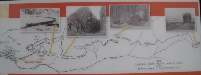 Local area map of the High Line Route with historical photographs. image. Click for full size.