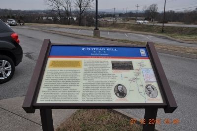 Winstead Hill Marker image. Click for full size.