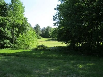 Creek Where the Union Wagon Train Was Captured image. Click for full size.