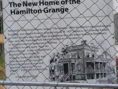 Alexander Hamilton's House Marker image. Click for full size.