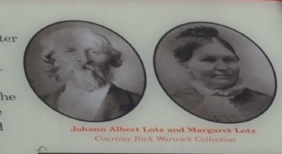 Johann Albert Lotz and Margaret Lotz image. Click for full size.