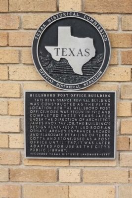 Hillsboro Post Office Building Marker. Click for full size. Hillsboro Post Office Building Marker image. Click for full size.