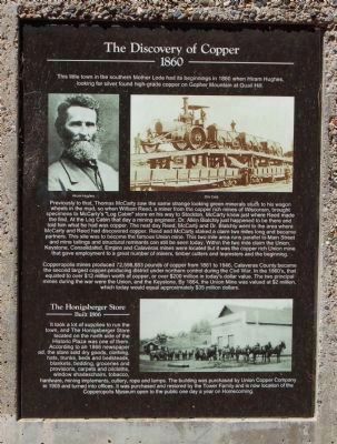 The Discovery of Copper Marker and Honigsberger Store Marker image. Click for full size.