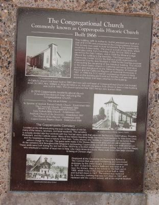 The Congregational Church Marker image. Click for full size.