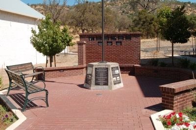 Copperopolis Historical Plaza Marker(s) and Flagpole image. Click for full size.