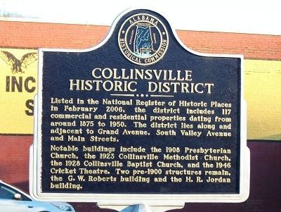 Collinsville Historic District Marker image. Click for full size.