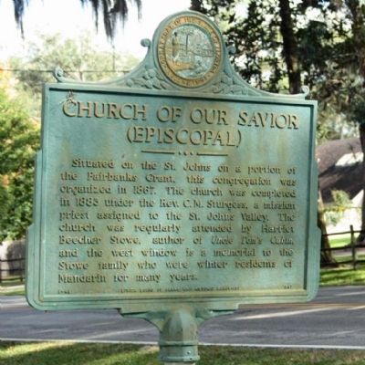 Church of Our Savior Marker image. Click for full size.