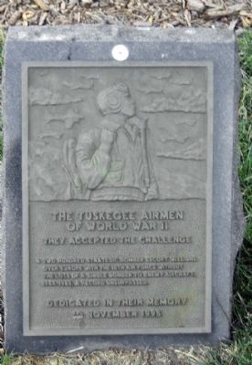 The Tuskegee Airmen of World War II Marker image. Click for full size.