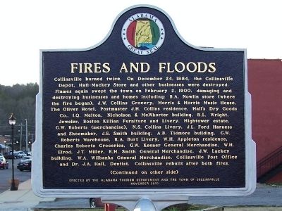 Fires and Floods Marker image. Click for full size.