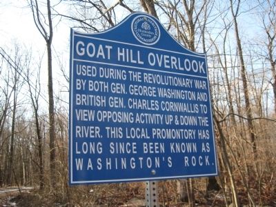 Goat Hill Overlook Marker. Click for full size. Goat Hill Overlook Marker image. Click for full size.