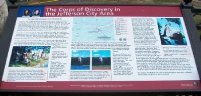 The Corps of Discovery in the Jefferson City Area Marker image. Click for full size.