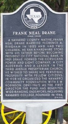 Frank Neal Drane Marker image. Click for full size.