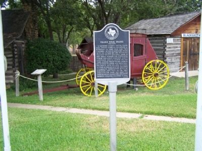 Frank Neal Drane Marker in Pioneer Village image. Click for full size.