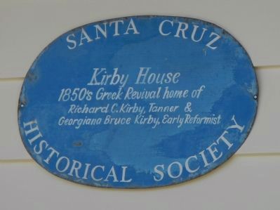 Kirby House Marker. Click for full size. Kirby House Marker image. Click for full size.