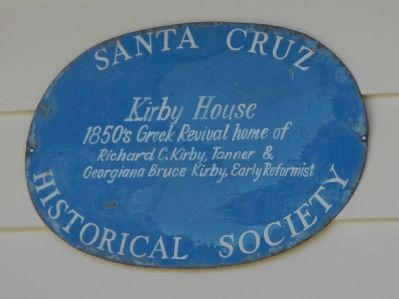 Kirby House Marker image. Click for full size.