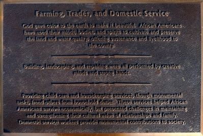 Farming,Trades, and Domestic Service image. Click for full size.
