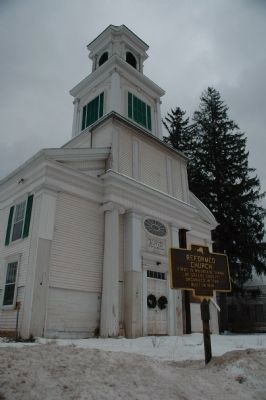Prattsville Reformed Church & Marker image. Click for full size.