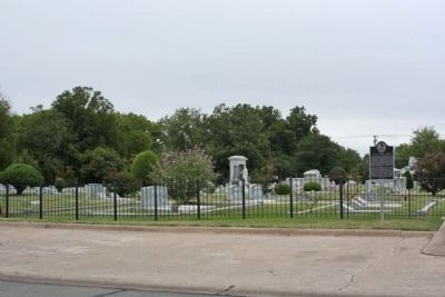 Corsicana Hebrew Cemetery and Marker. Click for full size. Corsicana Hebrew Cemetery and Marker image. Click for full size.